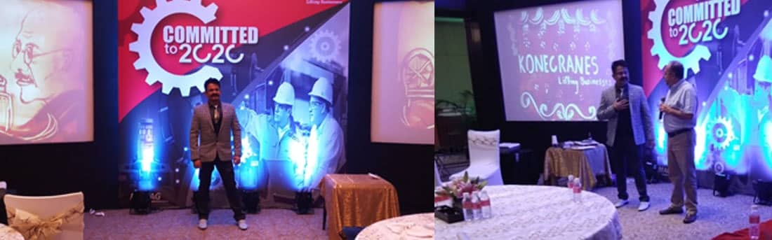 Meet up in hotel Shangri-La, Bangalore by Konecranes